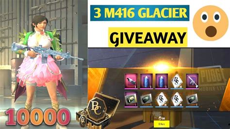 M416 Glacier Pubg Lite Crate Opening M416 Glacier Giveaway M416