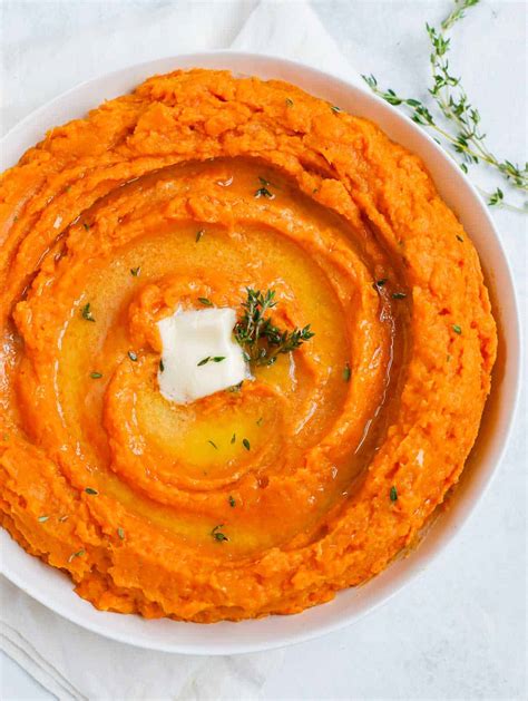 Easy Mashed Sweet Potatoes Sweet Potato Puree Cookin With Mima