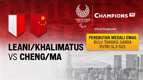 Link Live Streaming Final Bulutangkis Ganda Putri Leani Ratri