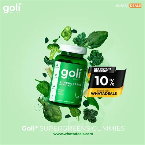 Goli SUPERGREENS GUMMIES Super Greens Nutrition Everyday