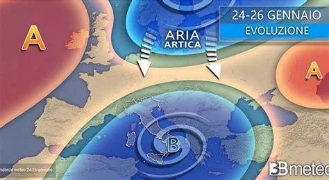 Meteo Sciabolata Artica In Arrivo Sull Italia Neve A Bassa Quota E