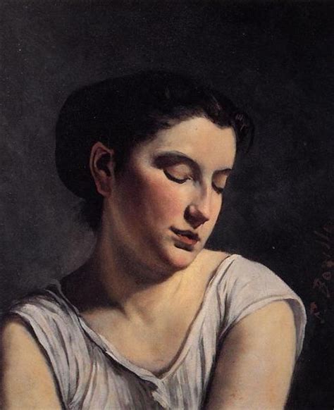 Young Woman with Lowered Eyes, 1869 - Frederic Bazille - WikiArt.org