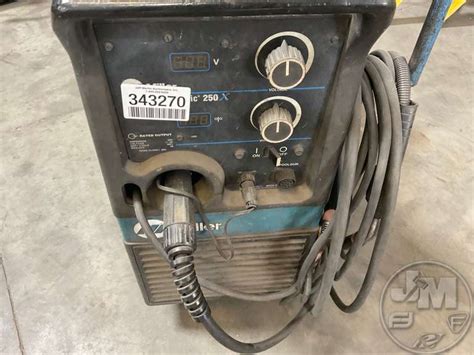 Miller Millermatic 250 250 Amp Portable Welder Sn La258388 Jeff Martin Auctioneers Inc