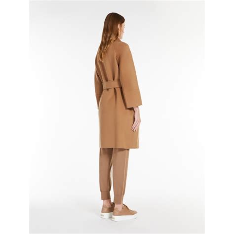 S Max Mara Arona Wool Coat Camel Woman Elsa Boutique