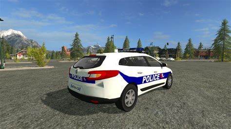 Renault Megane 3 Estate Police Nationale V1 0 Car Farming Simulator