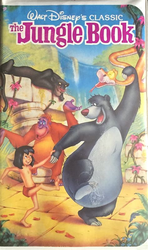 Vintage The Jungle Book Vhs Video Tape D Walt Disney Classics Sexiz Pix