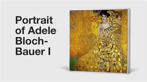 Portrait Of Adele Bloch Bauer I By Gustav Klimt Oz Fine Silver