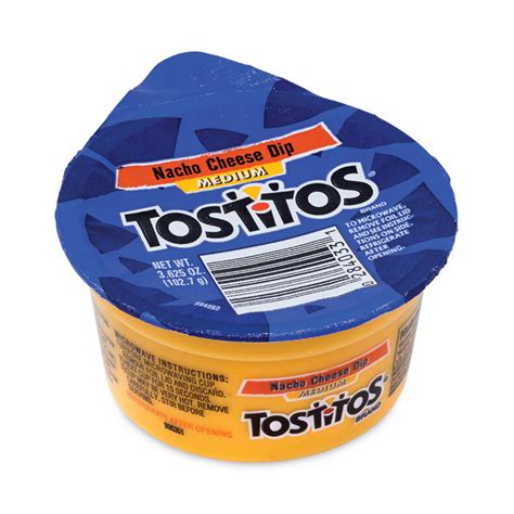 Tostitos® Nacho Cheese Dip Togo Cups Frito Lay Grr29500069 Bx Betty