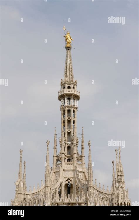 Milan Duomo Madonna Cathedral Church Hi Res Stock Photography And