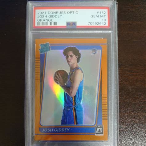 Yahoo オークション 199枚限定 donruss optic josh giddey orange