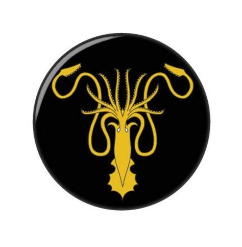 Game of Thrones House GREYJOY Sigil 3 Safety Pinback Button HALLOWEEN ...