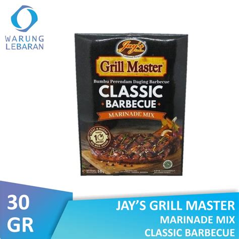 Jual Jay S Kitchen Grill Master Marinade Mix Classic Barbecue 30 Gr