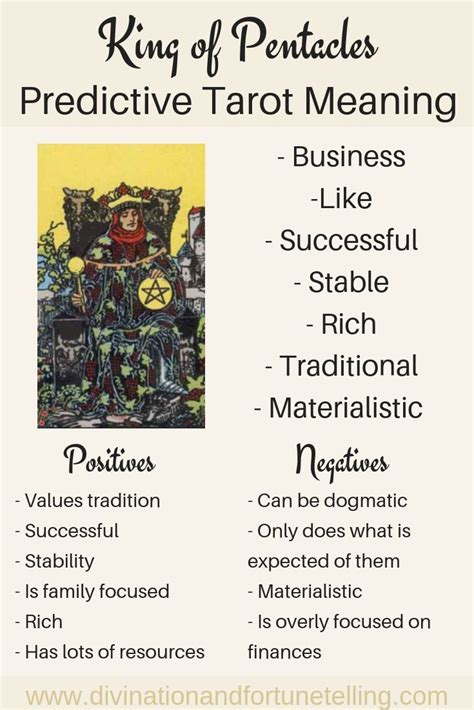 Future Tarot Meanings King Of Pentacles Lisa Boswell Tarot