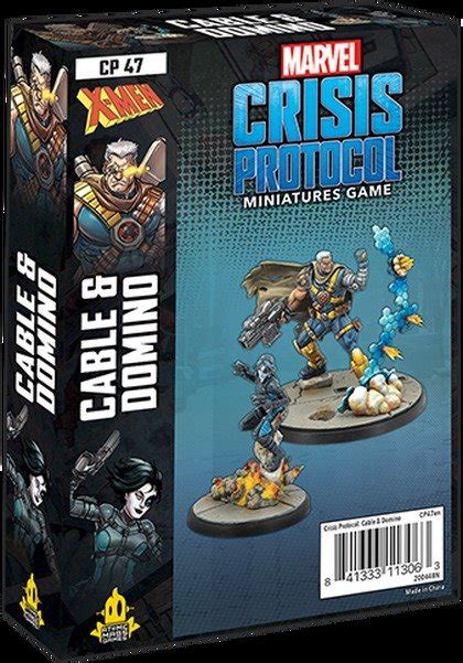 Marvel Crisis Protocol Domino Cable Atomic Mass Games ATOMIC