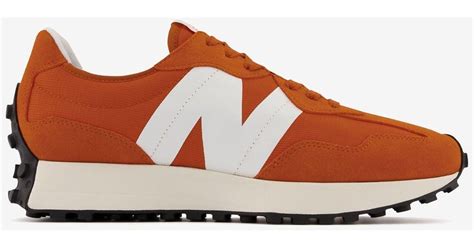 New Balance Suede 327 Sneakers In Orange For Men Lyst