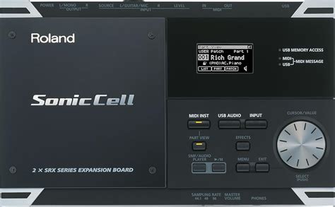 Roland Sonic Cell Expandable Synthesizer Module With Audio Interface Musical