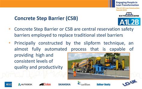 Concrete Step Barrier Improvements On The A1 L2b Darren Ruane