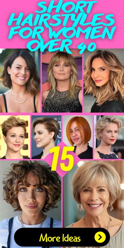 15 Chic Short Hairstyles For Women Over 40