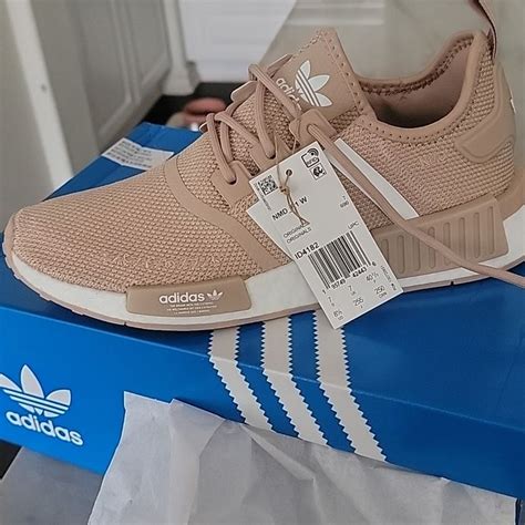 Sold Adidas Nmdr1 Light Camel Adidas Nmd R1 Blue Basketball Shoes