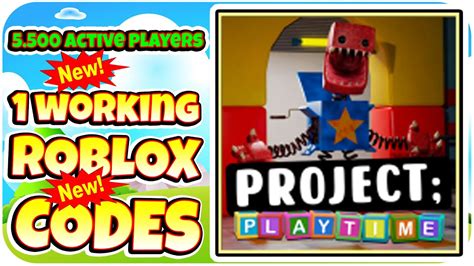 New Codes Project Playtime Multiplayer By Second Games Roblox Game