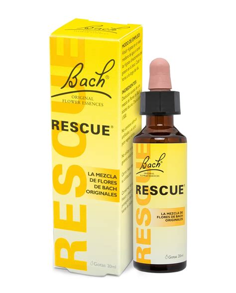 Gotas Rescue 20 ml Remedy Bach Rescue Bach El Corte Inglés