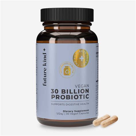 Vegan Probiotics Digestion Supplement (30 Billion CFUs) – Future Kind