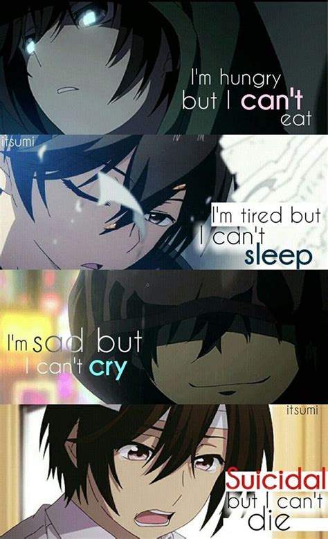 Depressed Anime Quotes - ShortQuotes.cc