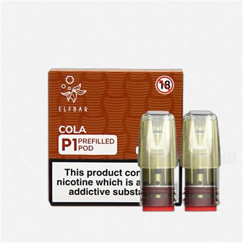 ELF BAR P1 Prefilled Pod 600 Puffs Cola Elfbar Canada Vape Decoding