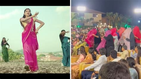 Grooms Friends Wear Dupattas Surprise Guests With Dance To Gulabi