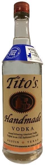 Titos Vodka Handmade 75cl Cellar 18 Fine Wine And Food