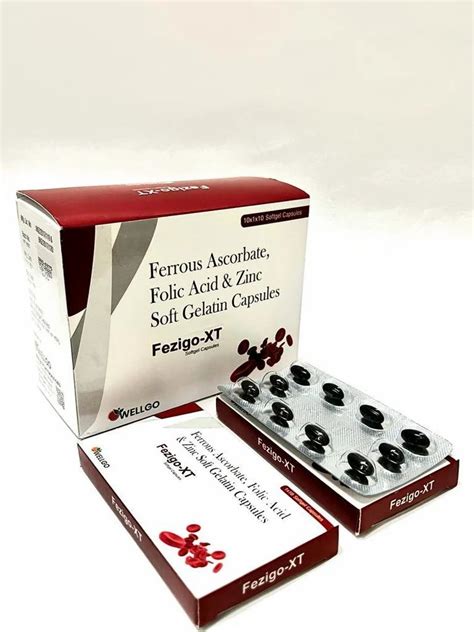 Ferrous Ascorbate Mg Folic Acid Zinc At Rs Box