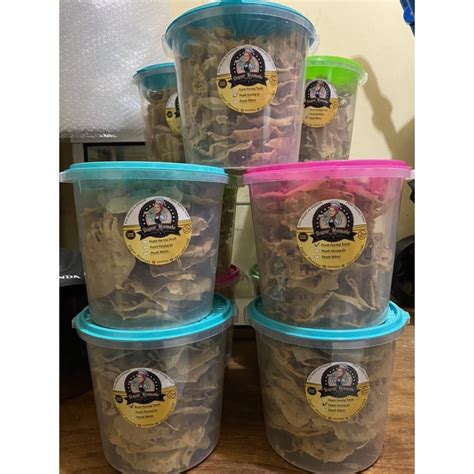 Jual Termurah Peyek Kacang Tanah Kacang Hijau Rebon Kemasan Toples