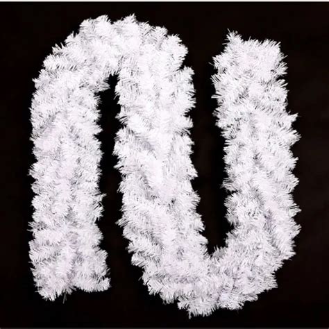 27m Christmas Garland White Decoration Christmas Decorations For Home