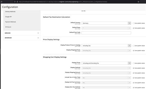 Catalog Prices Including/Excluding Tax no effect on price calculation