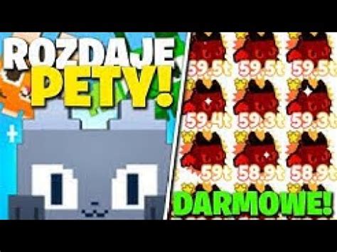 Rozdaje Pety W Pet Simulator Xbanki Widz W Darmowe Pety Za Ogl Danie