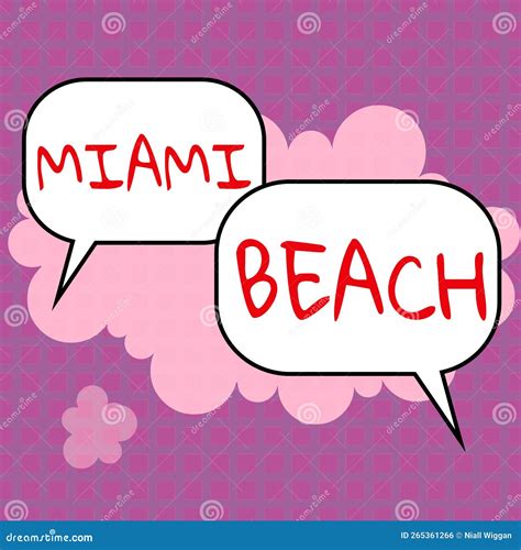 Handwriting Text Miami Beach Business Overview The Coastal Resort City In Miami Dade County Of