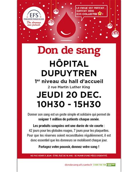 CHU Limoges Collecte De Sang Un Geste Simple Et Solidaire