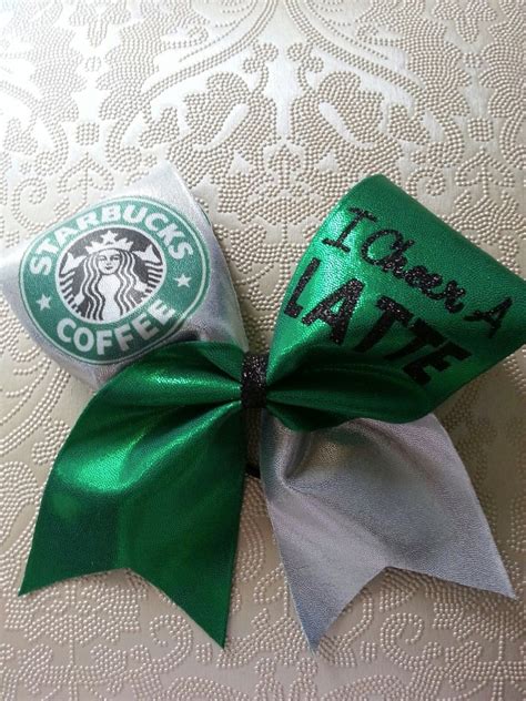 Starbuck I Cheer A Latte Cheer Bow