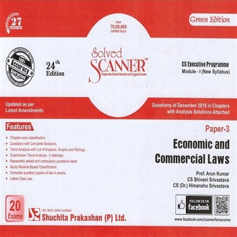 Buy Solved Scanner Cs Executive Programme Module I New Syllabus Paper