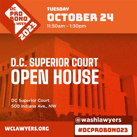 D.C. Superior Court Open House – Washington Council of Lawyers