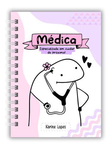 Caderno Personalizado X Cm Flork Medica Materias De Enfermeria