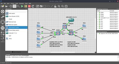 Simulasi Intervlan Routing Menggunakan Mikrotik Di Gns3 Bagih My