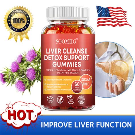 Liver Cleanse Detox Gummies With Milk Thistle And Dandelion Root