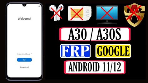 Samsung A30 A30S FRP Bypass Android 11 Without PC New Method 2022