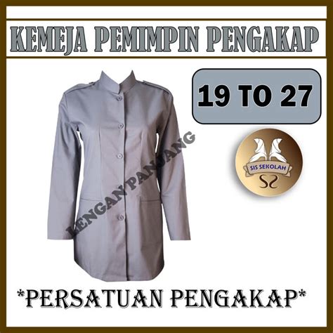 UNIFORM PEMIMPIN PENGAKAP LENGAN PANJANG PERSATUAN PENGAKAP MALAYSIA ...