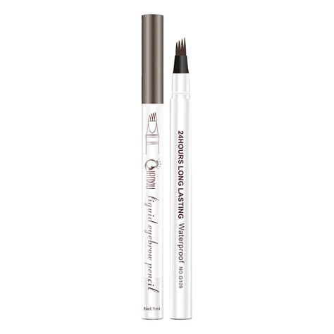 Hunyinhhh 1ml Four Forked Eyebrow Pencil Smooth Application Long