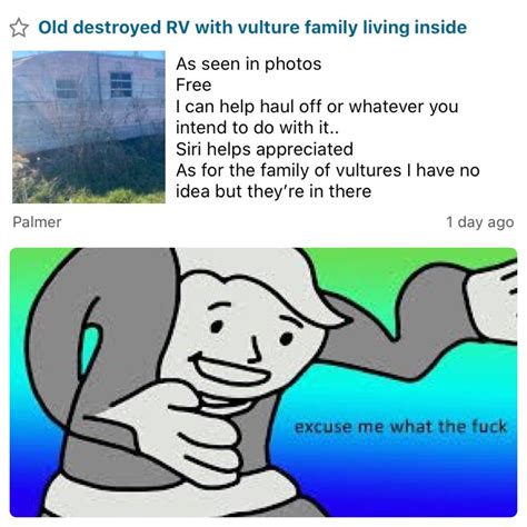 This was a legit post I came across on Craigslist. : r/memes