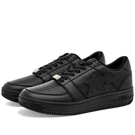 A Bathing Ape Bape Sta Low Black End