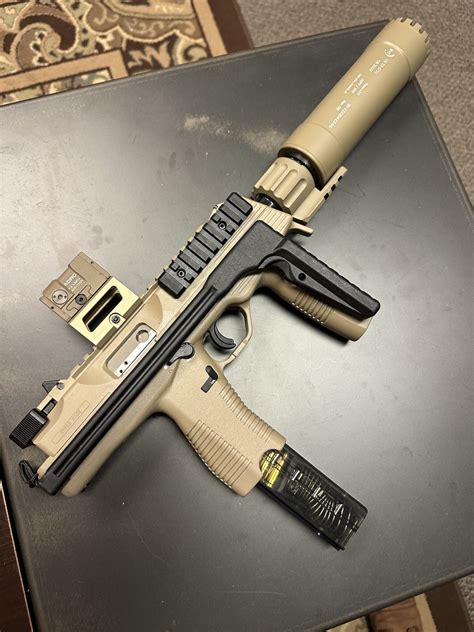 B T TP9 SBR COYOTE TAN TP9 SUPPRESSOR PACKAGE Optic Sold Separately