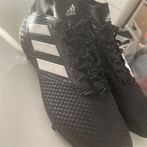 Black adidas size 11.5 football boots. Never... - Depop